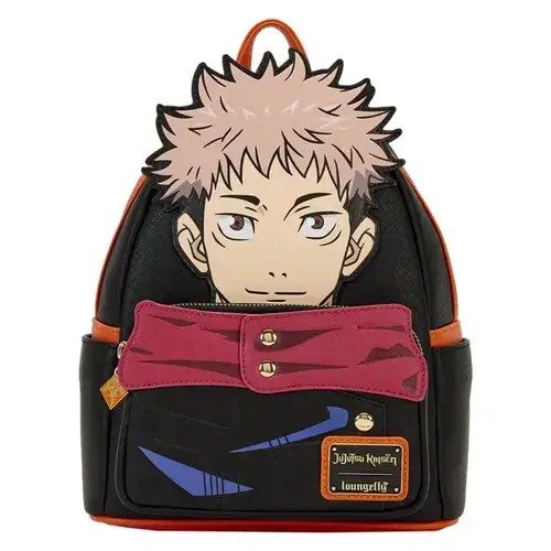FU-LF-JKBK0002.jpg Funko Loungefly Anime: Jujutsu Kaisen - Yuji Itadori Cosplay Mini Backpack - Image 1
