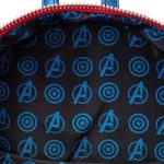 Funko Loungefly Super Heroes: Marvel - The Infinity Saga Captain America - Captain America Cosplay Mini Backpack (Metallic) - Image 6