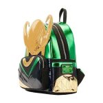 Funko Loungefly Super Heroes: Marvel - The Infinity Saga - Loki Mini Backpack (Metallic) - Image 2