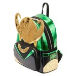 Funko Loungefly Super Heroes: Marvel - The Infinity Saga - Loki Mini Backpack (Metallic) - Image 4