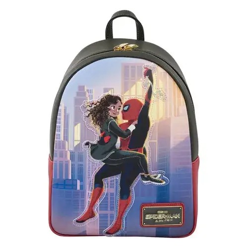 FU-LF-MVBK0279.jpg Funko Loungefly Super Heroes: Marvel - Spider-Man: No Way Home - Spider-Man MJ Hug Mini Backpack - Image 1
