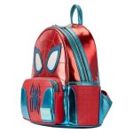 Funko Loungefly Super Heroes: Marvel - Spider-Man Cosplay Mini Backpack (Metallic) - Image 2