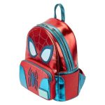 Funko Loungefly Super Heroes: Marvel - Spider-Man Cosplay Mini Backpack (Metallic) - Image 4