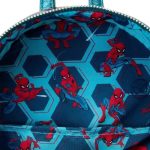 Funko Loungefly Super Heroes: Marvel - Spider-Man Cosplay Mini Backpack (Metallic) - Image 5