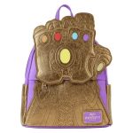 Funko Loungefly Super Heroes: Marvel - The Infinity Saga - Thanos Gauntlet Mini Backpack (Metallic)