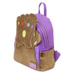 Funko Loungefly Super Heroes: Marvel - The Infinity Saga - Thanos Gauntlet Mini Backpack (Metallic) - Image 4