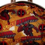 Funko Loungefly Super Heroes: Marvel Deadpool Collection Cosplay Mini Backpack (Metallic) - Image 6