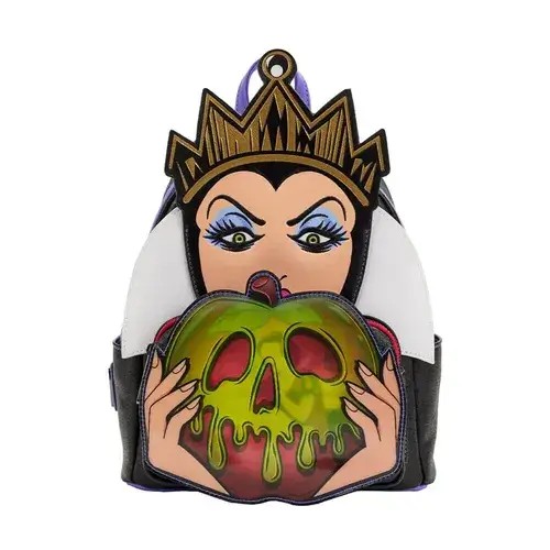 FU-LF-WDBK2489.jpg Funko Loungefly Cartoon Animation: Disney - Snow White - Scene Evil Queen Apple Mini Backpack - Image 1