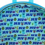 Funko Loungefly Cartoon Animation: Disney Pixar - Monsters University Scare Games Mini Backpack - Image 6