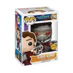 Funko Pop! Super Heroes: Guardians of the Galaxy 2 - Star-Lord (with Mask) - Chase #198 - Image 2