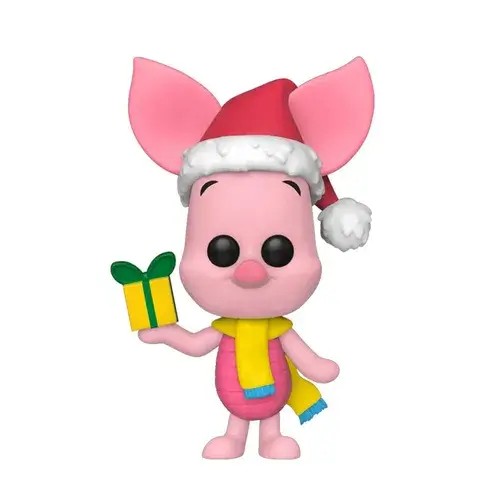FU43330.jpg Funko Pop! Cartoon Animation: Disney - Winnie the Pooh - Piglet Christmas #615 - Image 1