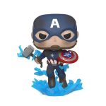 Funko Pop! Super Heroes: Marvel - Avengers: Endgame - Captain America with Broken Shield & Mjolnir #573