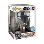 Funko Pop! Jumbo Star Wars: The Mandalorian - The Mandalorian With Din Grogu (The Child) (Baby Yoda) - Metallic #380 - Image 2
