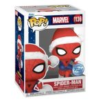 Funko Pop! Super Heroes: Marvel - Spider-Man In Santa Hat (Exclusive) #1136 - Image 2