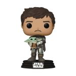 Funko Pop! Star Wars: The Mandalorian - The Mandalorian Holding Grogu #461