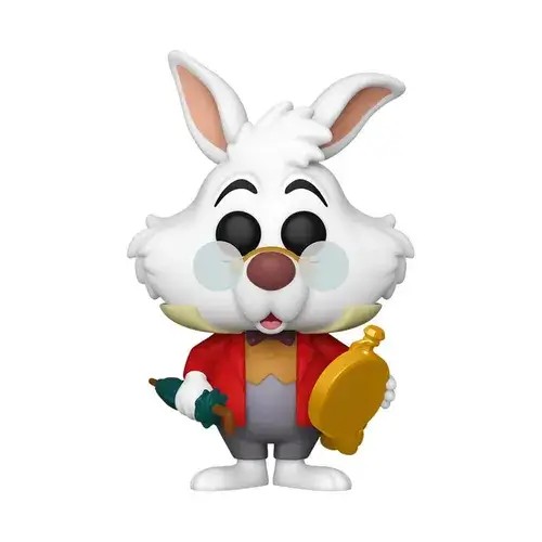 FU55739.jpg Funko Pop! Cartoon Animation: Disney - Alice in Wonderland 70th Anniversary - White Rabbit with Watch #62 - Image 1