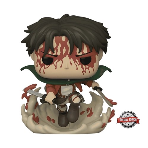 FU58751 Funko Pop! Anime: Attack on Titan - Battle Levi (Bloody)(Exclusive) #1169 - Image 1