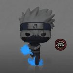 Funko Pop! Anime: Naruto Shippuden - Kakashi Hatake with Sharingan (Glow in the Dark) (Exclusive) - Chase #1199 - Image 3