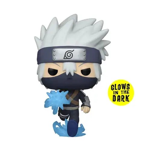 FU60283.jpg Funko Pop! Anime: Naruto Shippuden - kakashi Hatake (Glow In The Dark) (Exclusive) #1199 - Image 1