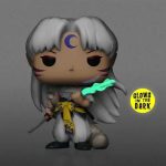 Funko Pop! Anime: Inuyasha - Sesshomaru With Sword (San Diego Comic-Con 2023 Convention Exclusive) Shared Sticker SDCC 2023 (Glow In The Dark) #1301 - Image 3