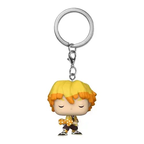 FU61375.jpg Funko Pocket Pop! Keychain Anime: Demon Slayer - Zenitsu Agatsuma #987 - Image 1