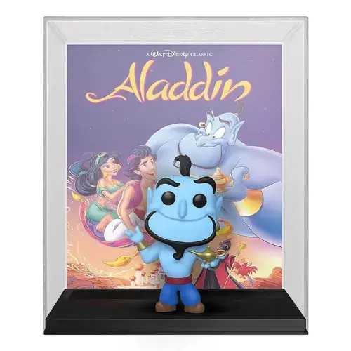 FU63273.jpg Funko Pop! VHS Cover Cartoon Animation: Disney - Aladdin - Genie With Lamp (Exclusive) #14 - Image 1
