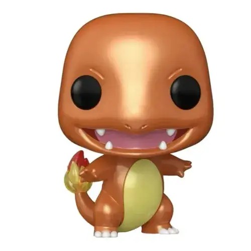 FU63677.jpg Funko Pop! Games: Nintendo - Pokemon - Charmander (Metallic) (San Diego Comic-Con International 2022 Convention Exclusive) Shared Sticker SDCC 2022 #455 - Image 1