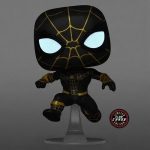Funko Pop! Super Heroes: Marvel - Spider-Man No Way Home - (Black Suit Masked) (Glow in the Dark) (Exclusive) - Chase #1073 - Image 3