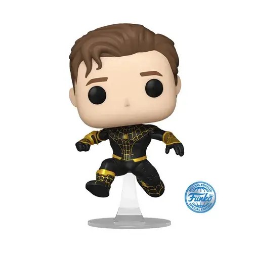 FU65038.jpg Funko Pop! Super Heroes: Marvel - Spider-Man No Way Home - (Black Suit Unmasked) (Exclusive) #1073 - Image 1