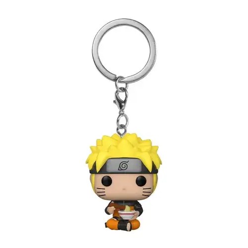 FU66684.jpg Funko Pocket Pop! Keychain Anime: Naruto Shippuden - Naruto Uzumaki With Noodles (Exclusive) #823 - Image 1