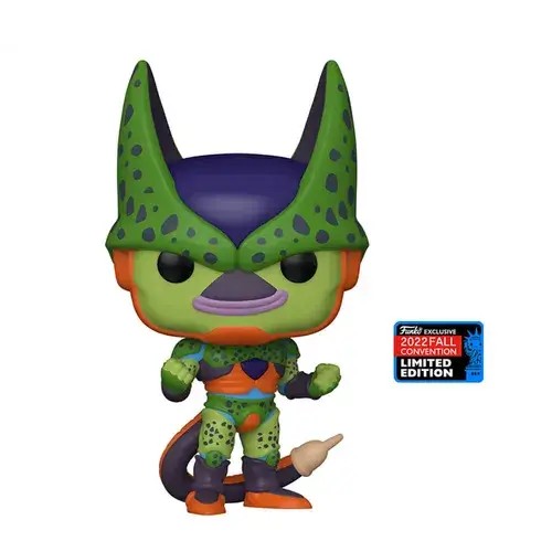 FU67059.jpg Funko Pop! Anime: Dragon Ball Z - Cell Second Form (New York Comic-Con 2022 Convention Exclusive) Shared Sticker NYCC 2022 #1227 - Image 1