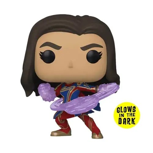 FU68230.jpg Funko Pop! Super Heroes: Marvel - The Marvels - Ms. Marvel - (Glow in the Dark) (Funko Exclusive) #1251 - Image 1