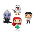 Funko Pop! Cartoon Animation: Disney - The Little Mermaid - Ariel, Prince Eric, Scuttle & Ursula 4-Pack (Glitter) (Diamond Collection) (Exclusive)