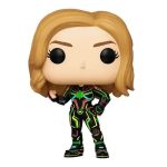 Funko Pop! Super Heroes: Marvel - Captain Marvel - Neon Suit (Glow in the Dark) (Exclusive) #516 - Image 2