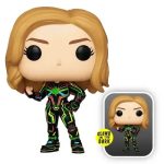 Funko Pop! Super Heroes: Marvel - Captain Marvel - Neon Suit (Glow in the Dark) (Exclusive) #516