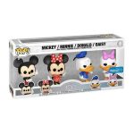 Funko Pop! Cartoon Animation: Disney 100 Classics - Mickey, Minnie, Donald & Daisy 4-Pack (Exclusive) - Image 2