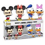 Funko Pop! Cartoon Animation: Disney 100 Classics - Mickey, Minnie, Donald & Daisy 4-Pack (Exclusive) - Image 3