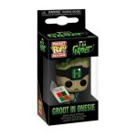 Funko Pocket Pop! Keychain Super Heroes: Marvel - I Am Groot - Groot In Onesie (with Book) #1193 - Image 2