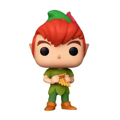FU70697.jpg Funko Pop! Cartoon Animation: Disney - Peter Pan 70th Anniversary - Peter Pan With flute #1344 - Image 1