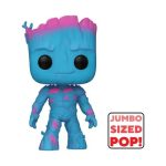 Funko Pop! Jumbo Super Heroes: Marvel - Guardians Of The Galaxy 3 - Groot (Blacklight) #1242