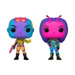 Funko Pop! Super Heroes: Marvel - Guardians of The Galaxy 3 - Nebula & Mantis 2-Pack (Blacklight) (Exclusive)