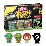 Funko Bitty Pop! Cartoon Animation: Nickelodeon - Teenage Mutant Ninja Turtle - Leonardo 4-Pack