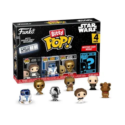FU71512.jpg Funko Bitty Pop! Star Wars: Princess Leia 4-Pack (CDU12PCS) - Image 1