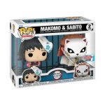 Funko Pop! Anime: Demon Slayer - Makomo & Sabito 2-Pack (New York Comic-Con 2023 Convention Exclusive) Shared Sticker NYCC 2023 - Image 2