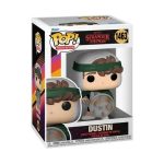 Funko Pop! Tv Series: Stranger Things - Hunter Dustin Henderson with Shield #1463 - Image 2