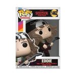 Funko Pop! Tv Series: Stranger Things - Hunter Eddie Munson with Guitar Playing Master of Puppets #1462 - Image 2