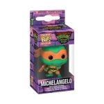 Funko Pocket Pop! Keychain Cartoon Animation: Nickelodeon - Teenage Mutant Ninja Turtles - Michelangelo #1395 - Image 2