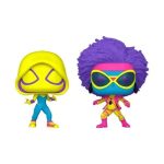 Funko Pop! Super Heroes: Marvel - Spider-Man: Across The Spiderverse - Spider-Gwen & Spider-Woman 2-Pack (Blacklight) (Exclusive)