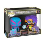 Funko Pop! Super Heroes: Marvel - Spider-Man: Across The Spiderverse - Spider-Man 2099 & Spider-Man India 2-Pack (Blacklight) (Exclusive) - Image 2