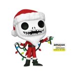 Funko Pop! Cartoon Animation: Disney - The Nightmare Before Christmas 30th Anniversary - Santa Jack (Glow In The Dark) (Amazon Exclusive) #1383